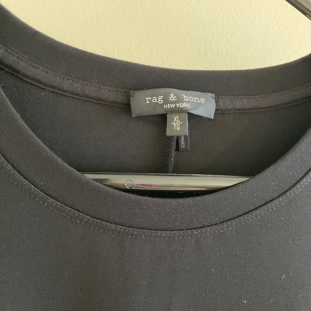 RAG & BONE Black Lily Midi Dress - Picture 3 of 5